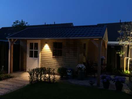 Tuinhuis met veranda / open gedeelte HS-20